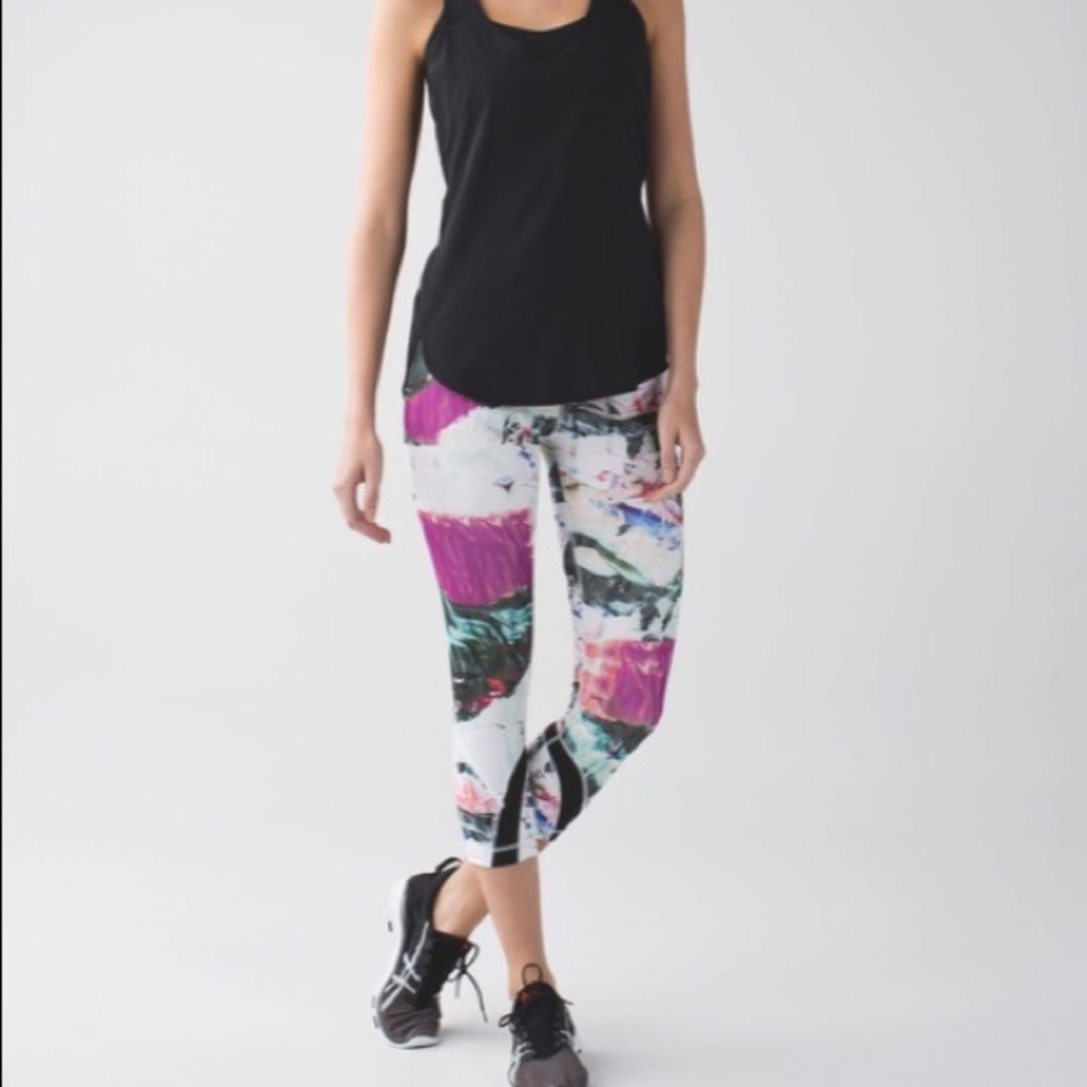 Lululemon inspire crop pants II. Pigment sz 6 EUC - Picture 2 of 8